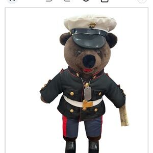 Vintage navy collectible, bear,  Military Uniform Teddy Bear
